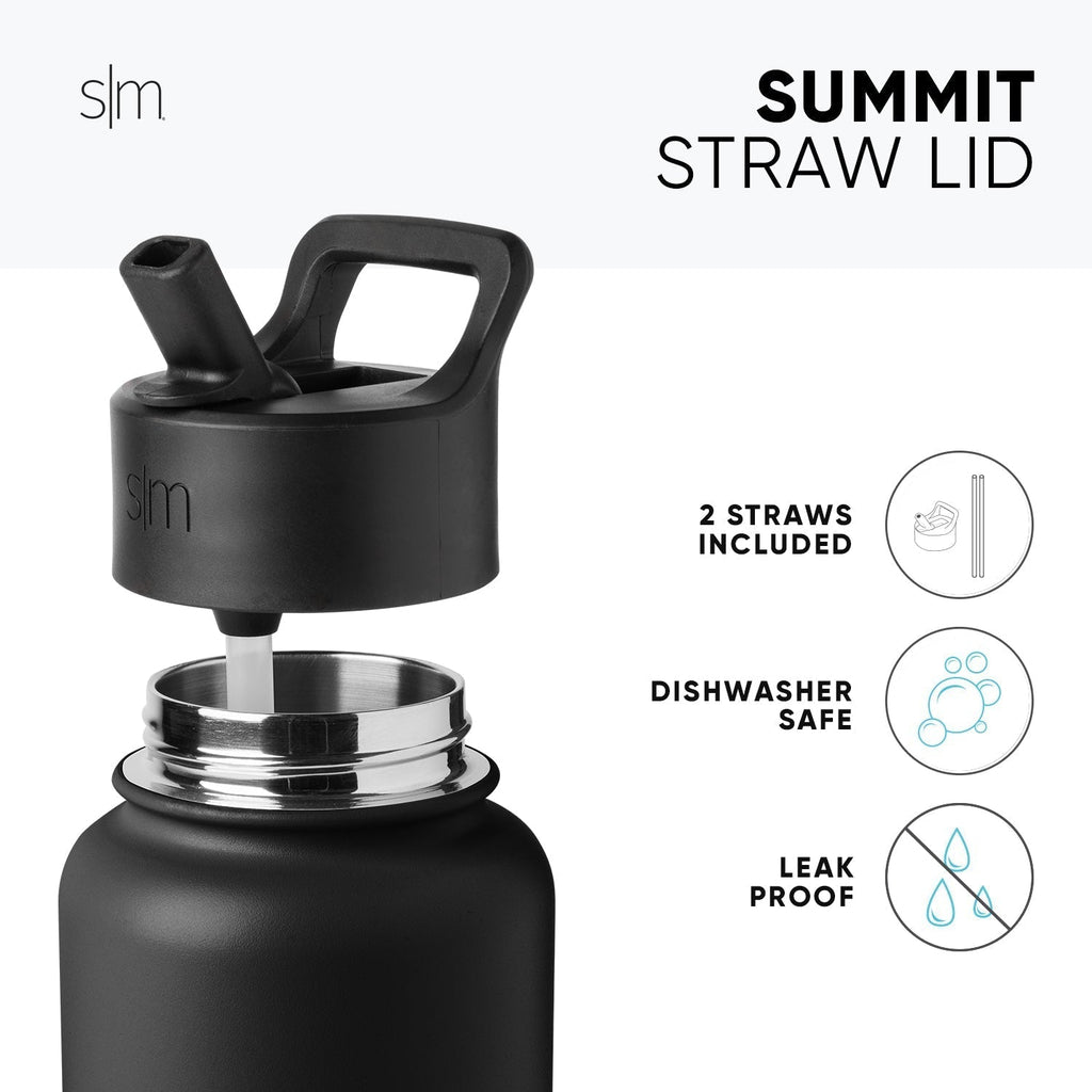 Collegiate Summit Water Bottle with Straw Lid X4 SV