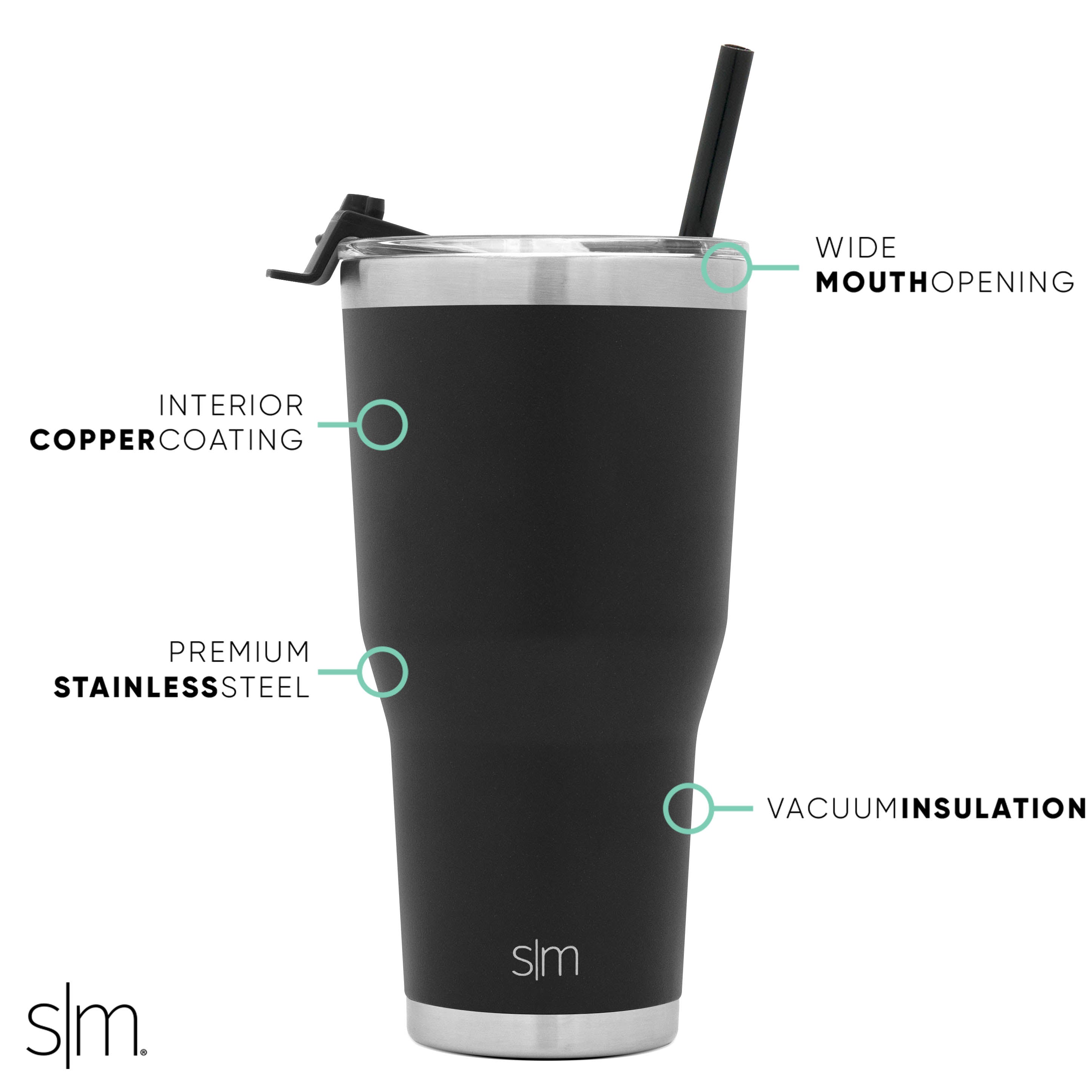 Collegiate Cruiser Tumbler with Flip Lid and Straw L2 G9