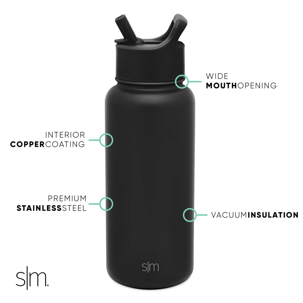 Collegiate Summit Water Bottle with Straw Lid K7 6A