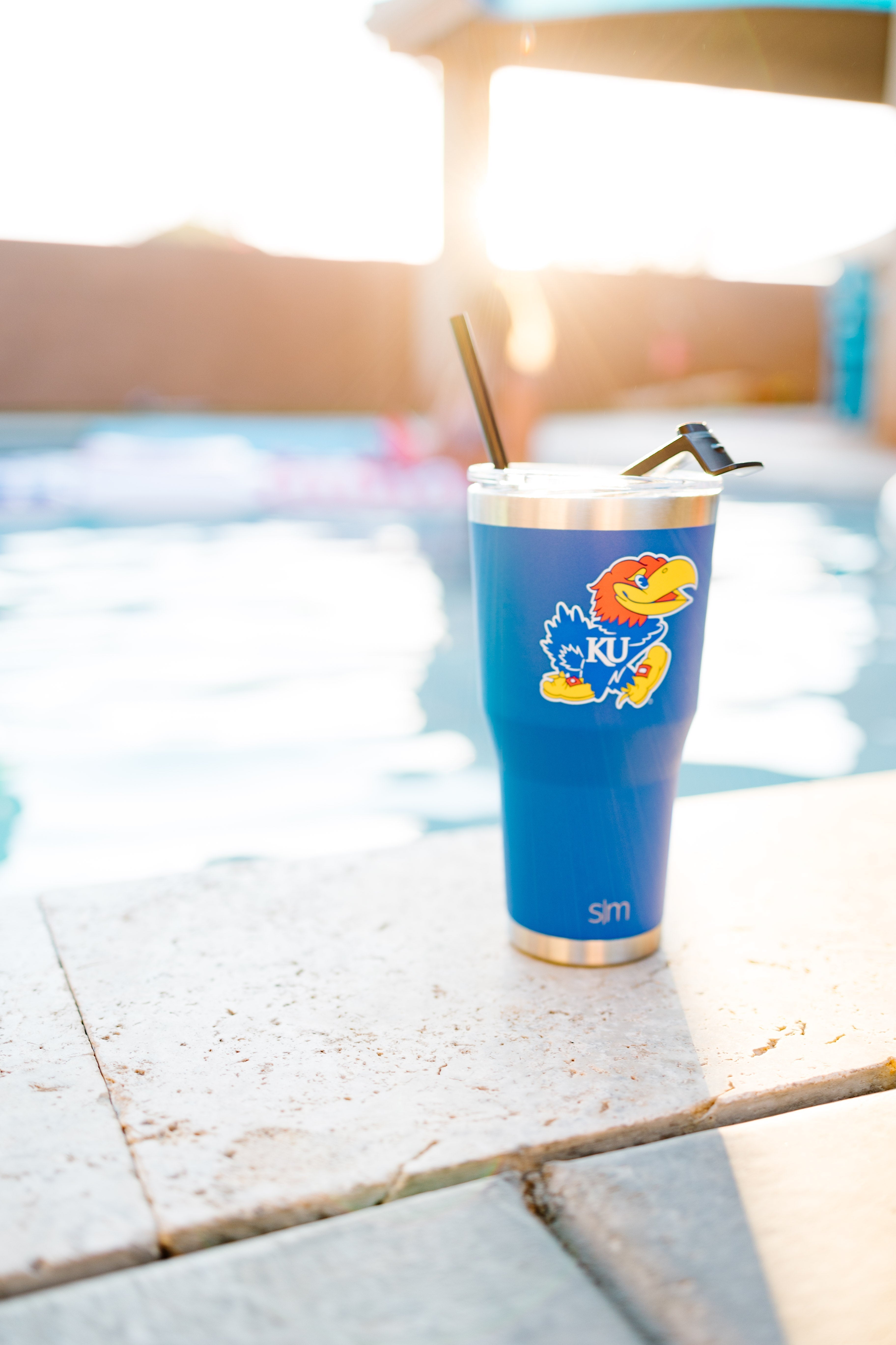 Collegiate Cruiser Tumbler with Flip Lid and Straw D3 zs