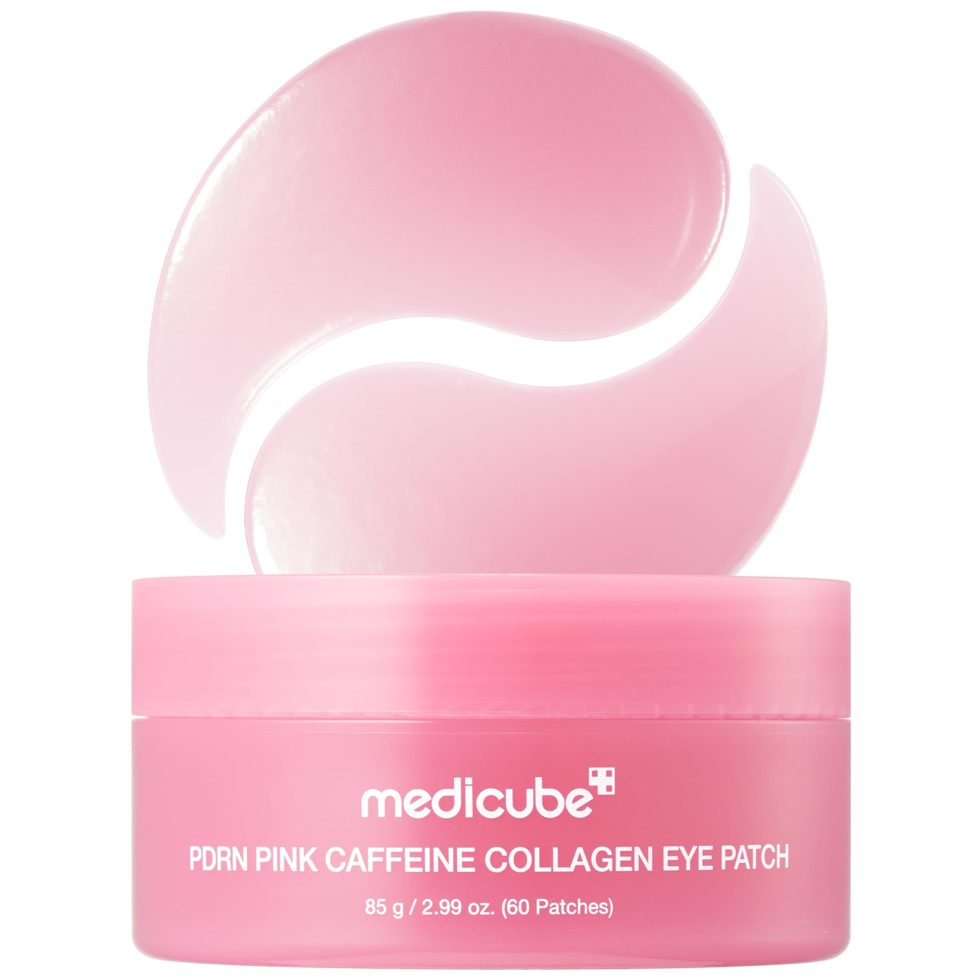 medicube Eye Patch PDRN Caffeine Collagen - Firming Gel Patches, | Age-Defying Care with Retinol & Collagen - Gel Patches for the Appearance of Dark Circles, Undereye Bags, Korean Skincare