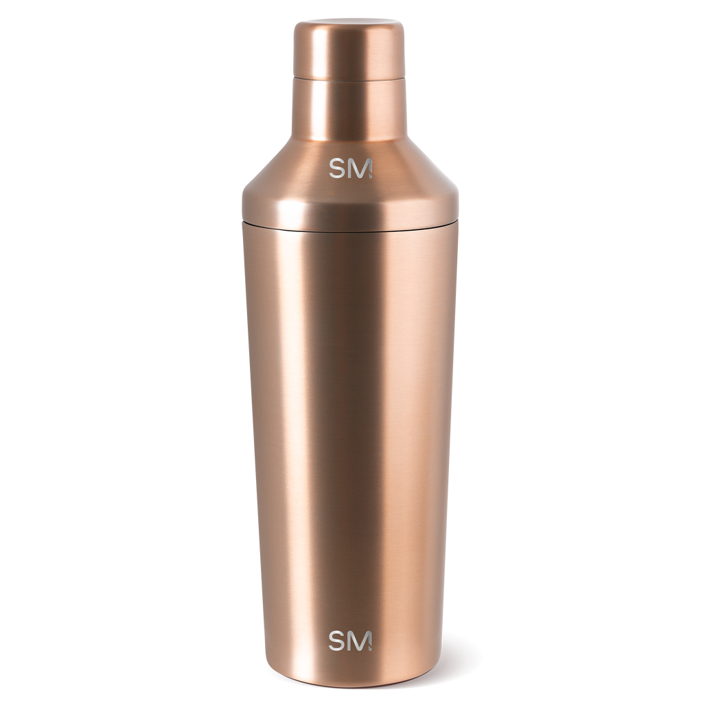 Classic Cocktail Shaker with Jigger Lid H8 bF