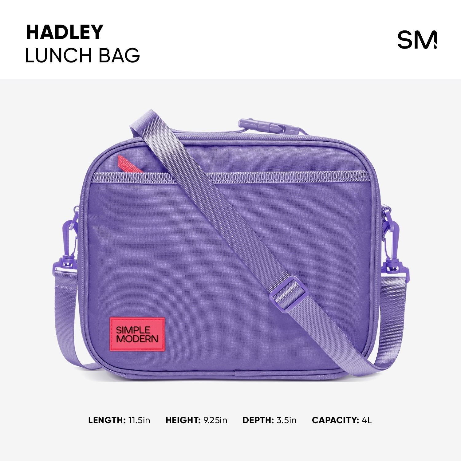 Hadley Lunch Bag with Shoulder Strap N2 Gz