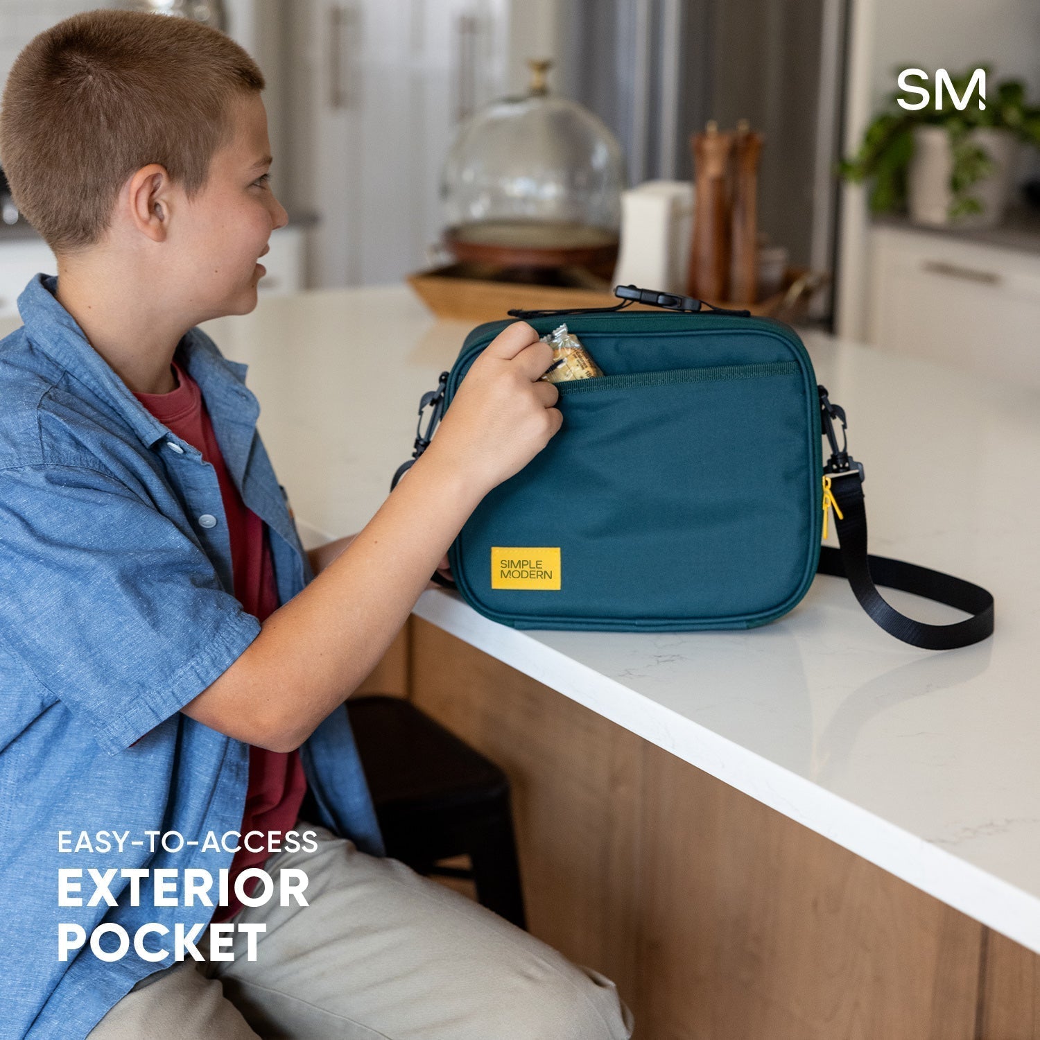 Hadley Lunch Bag with Shoulder Strap M1 up